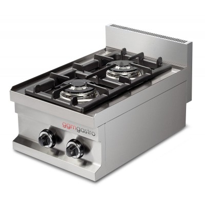 Плита газовая с 2 конфорками ggmgastro GHC463